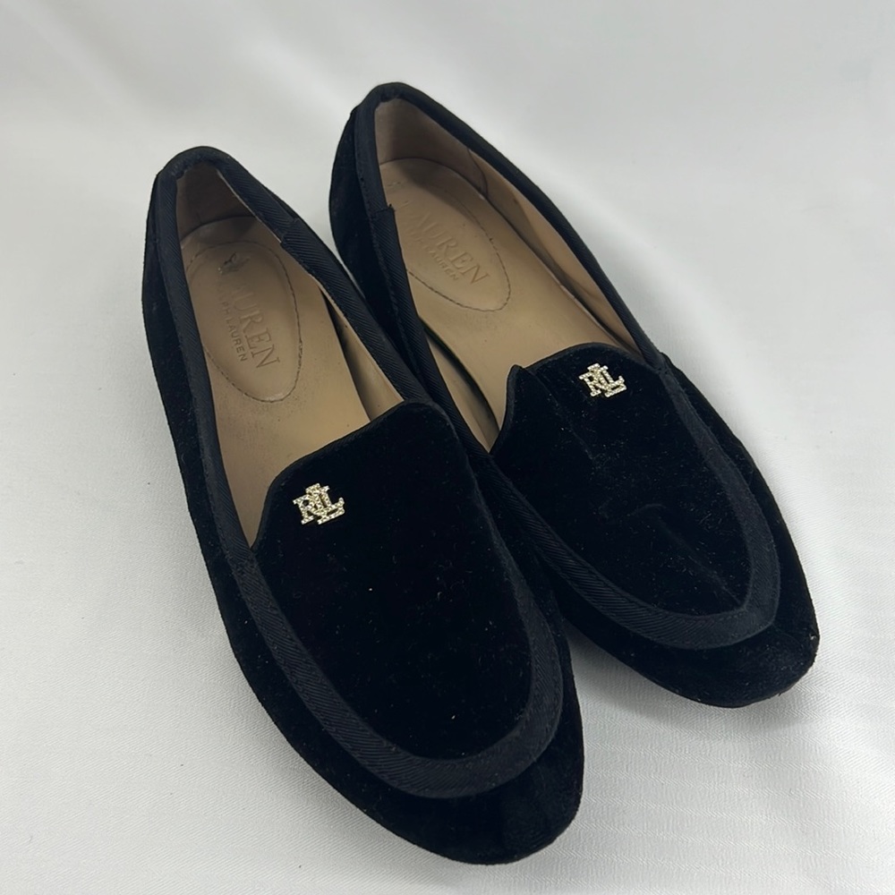 Black Velvet Loafers - Ralph Lauren